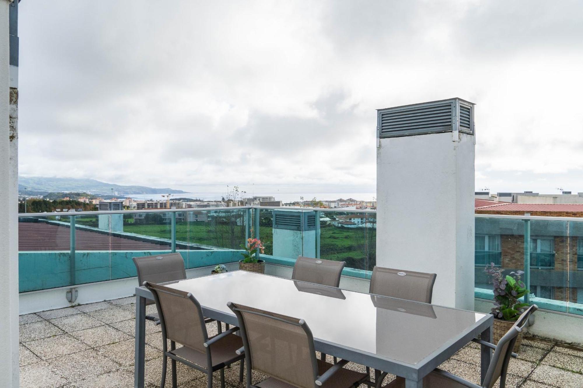 Rooftop Terrace Apartment Pdl Ponta Delgada Exterior foto