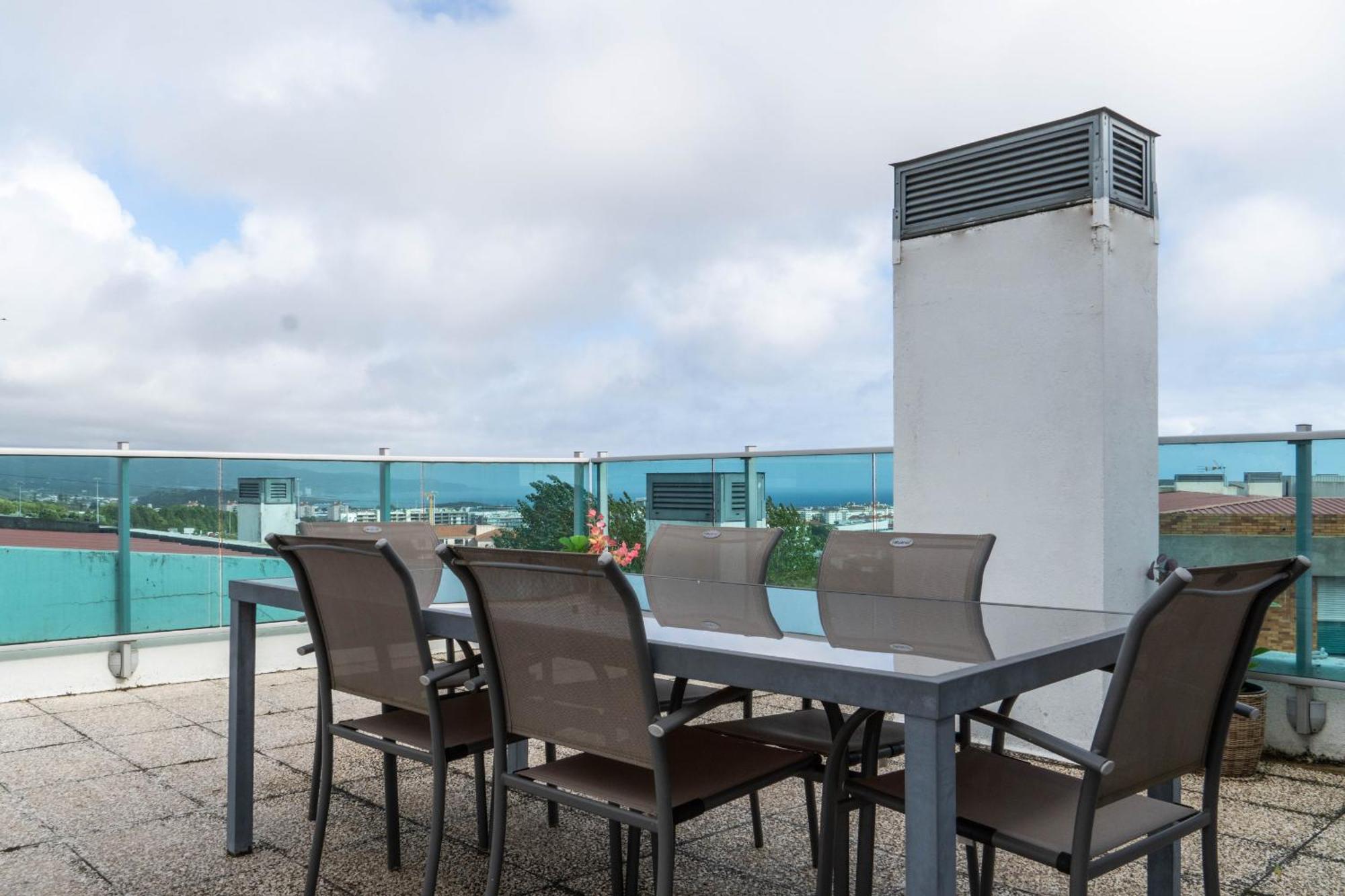 Rooftop Terrace Apartment Pdl Ponta Delgada Exterior foto